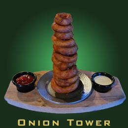 onion tower at Groggs Traditional Irish Pub